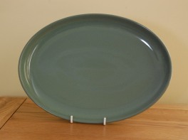 Denby Manor Green  Oval Plate - 9 inch
